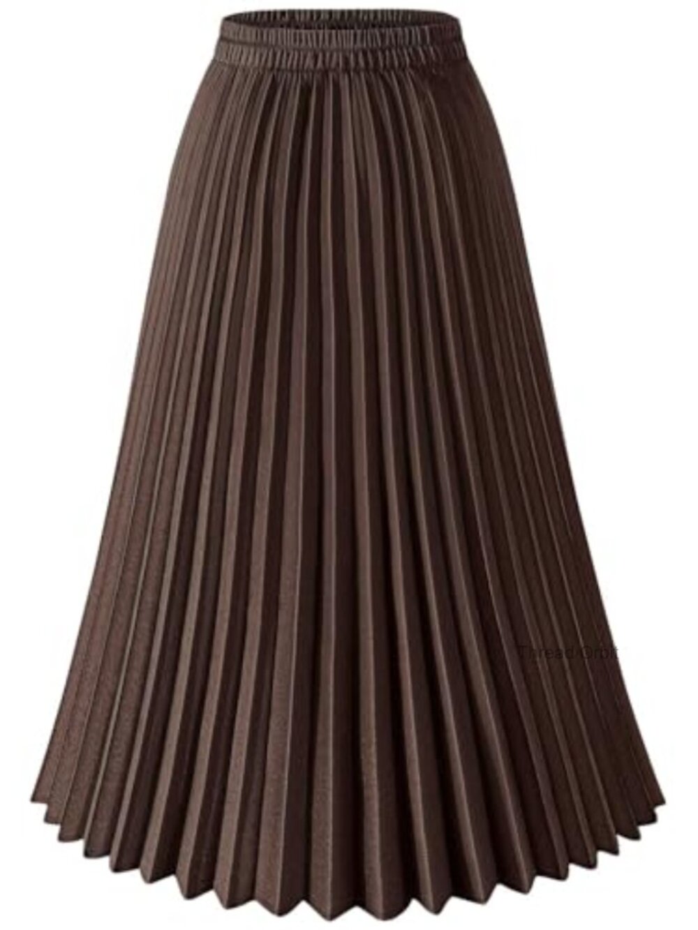 High Waisted A-Line Midi Pleated Skirt with Leopard Print - Flared Long Skirt,